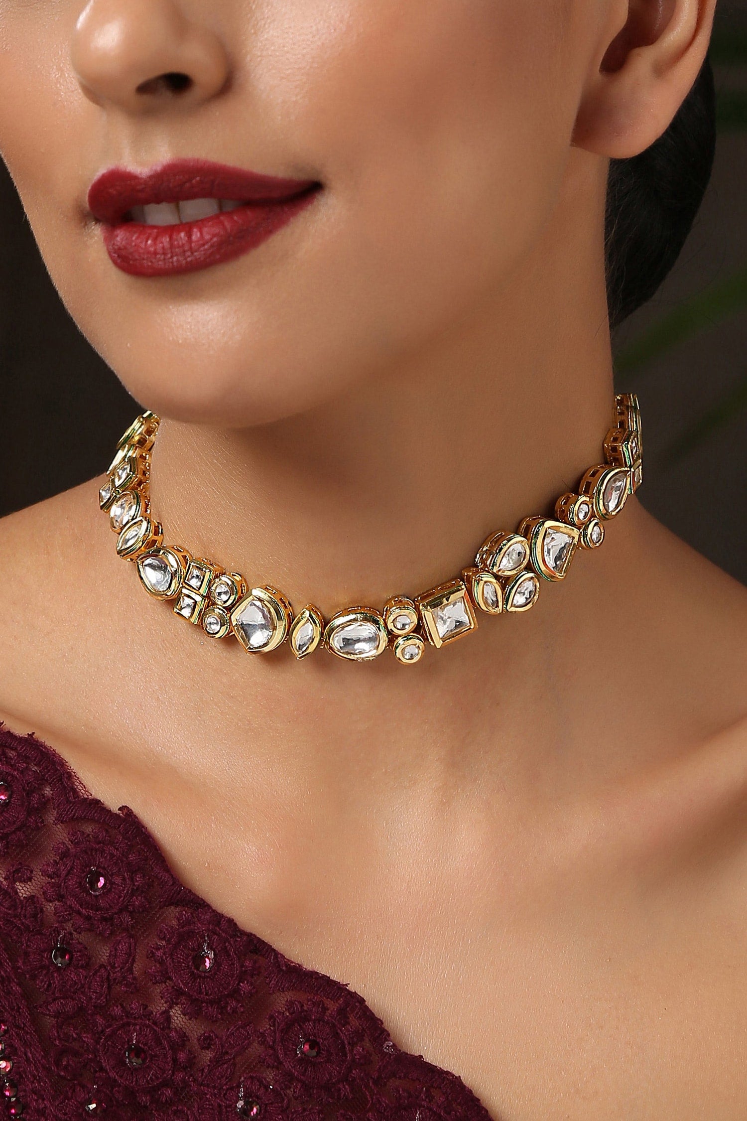 Kundan Embellished Choker 