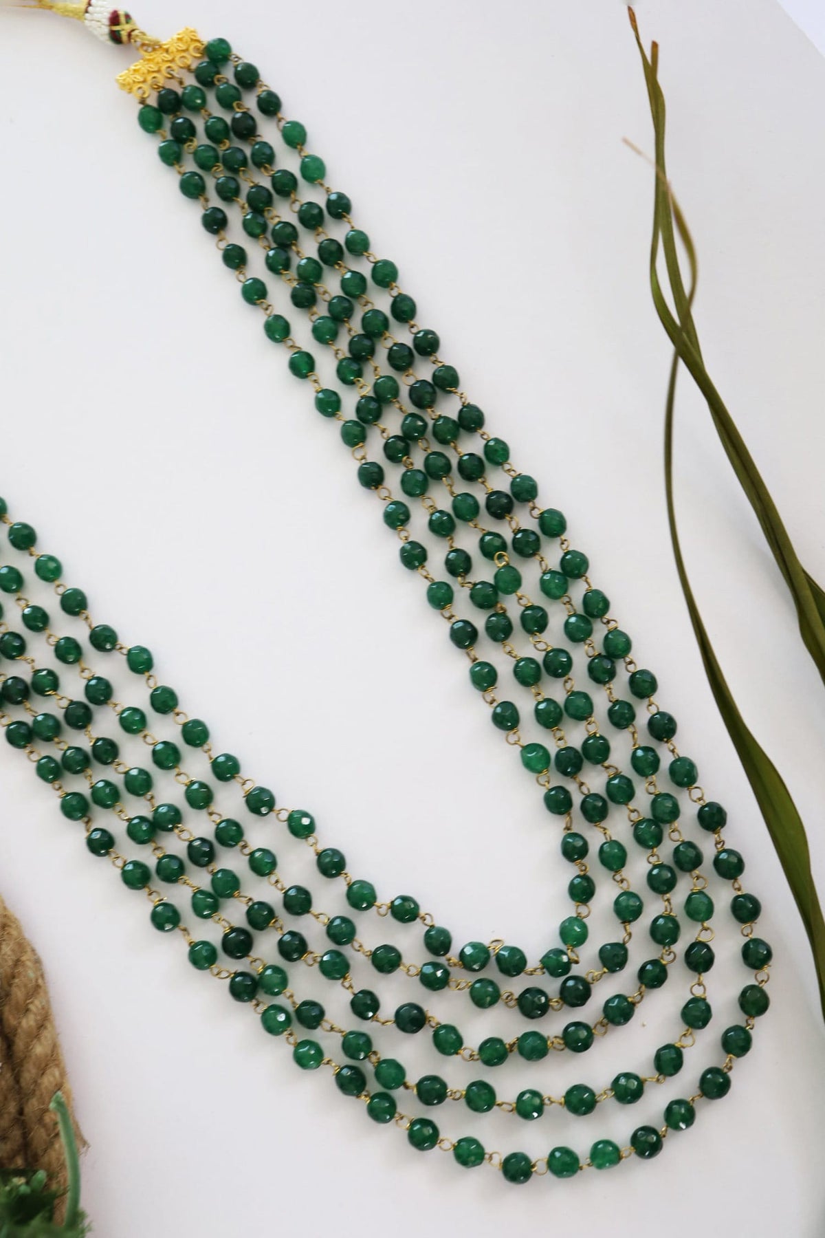 Stone Embellished Layered Necklace 