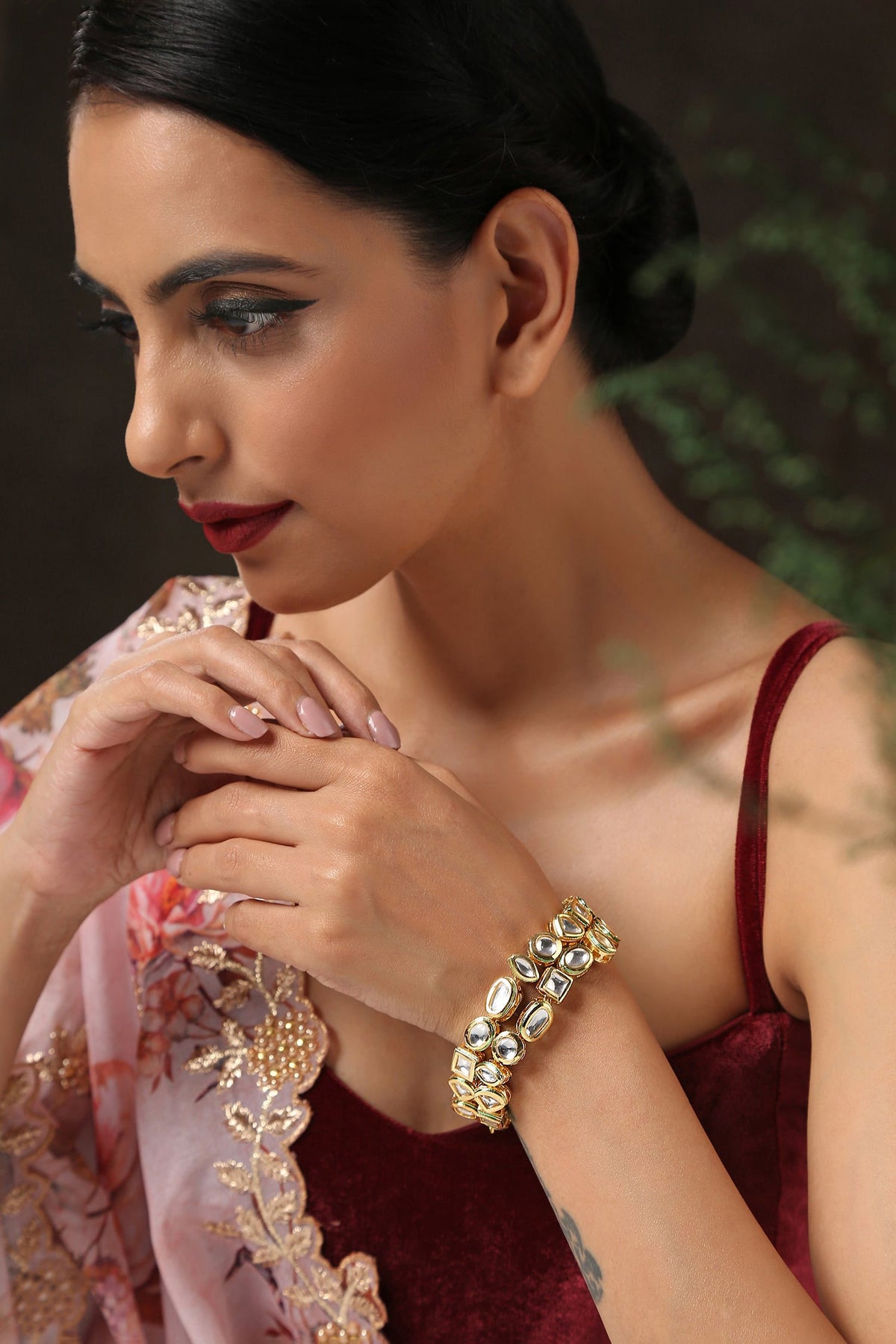Kundan Embellished Bracelet 