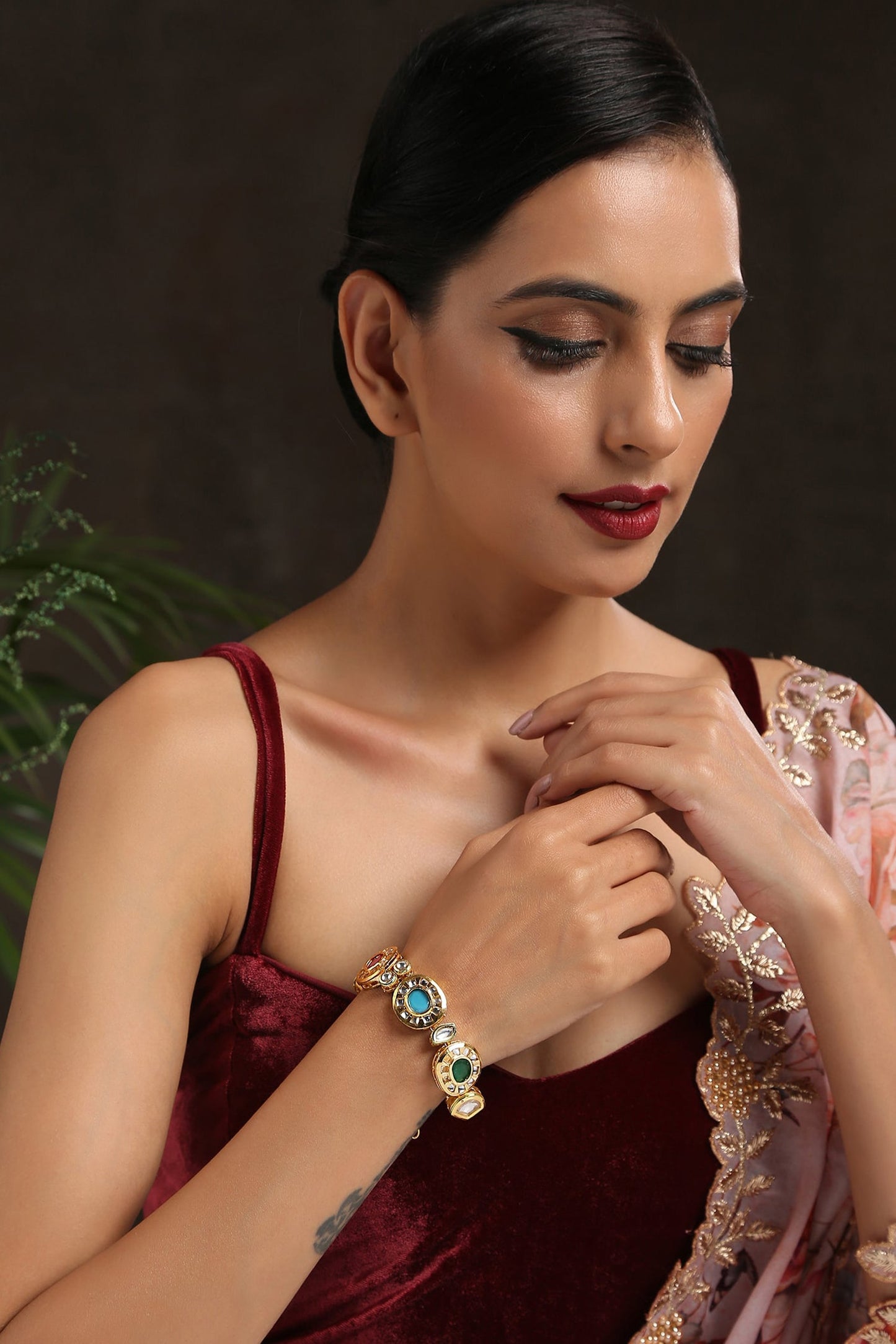 Stone Embellished Bracelet 