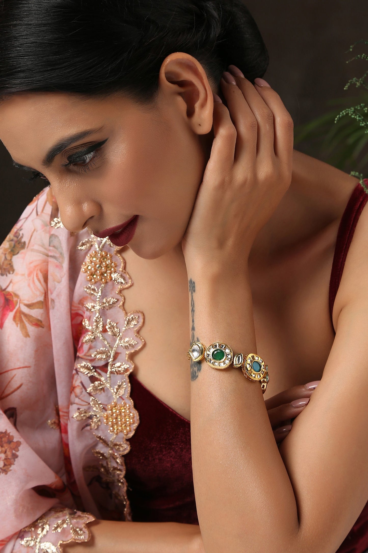 Stone Embellished Bracelet 