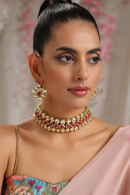 Kundan Studded Choker Set 
