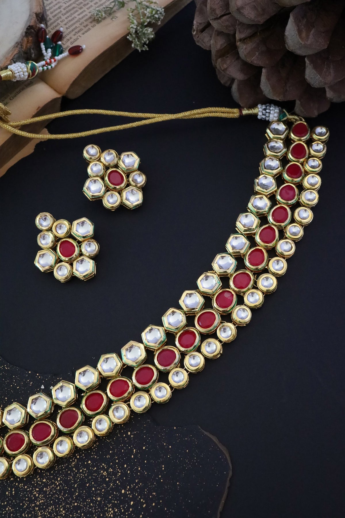 Kundan Studded Choker Set 