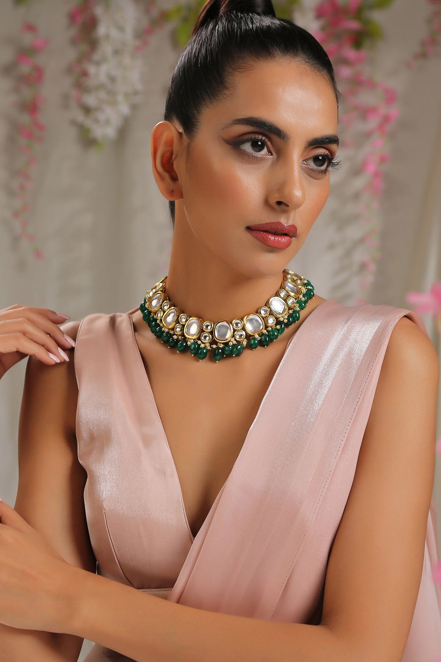 Kundan Embellished Choker Set 
