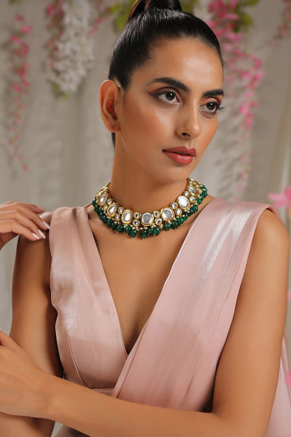 Kundan Embellished Choker Set 