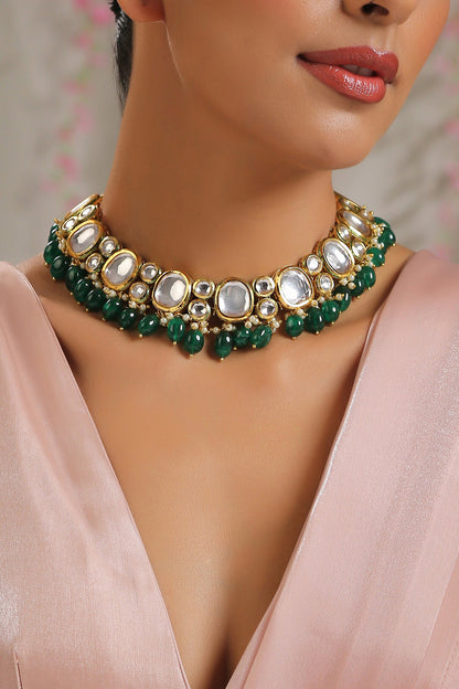 Kundan Embellished Choker Set 