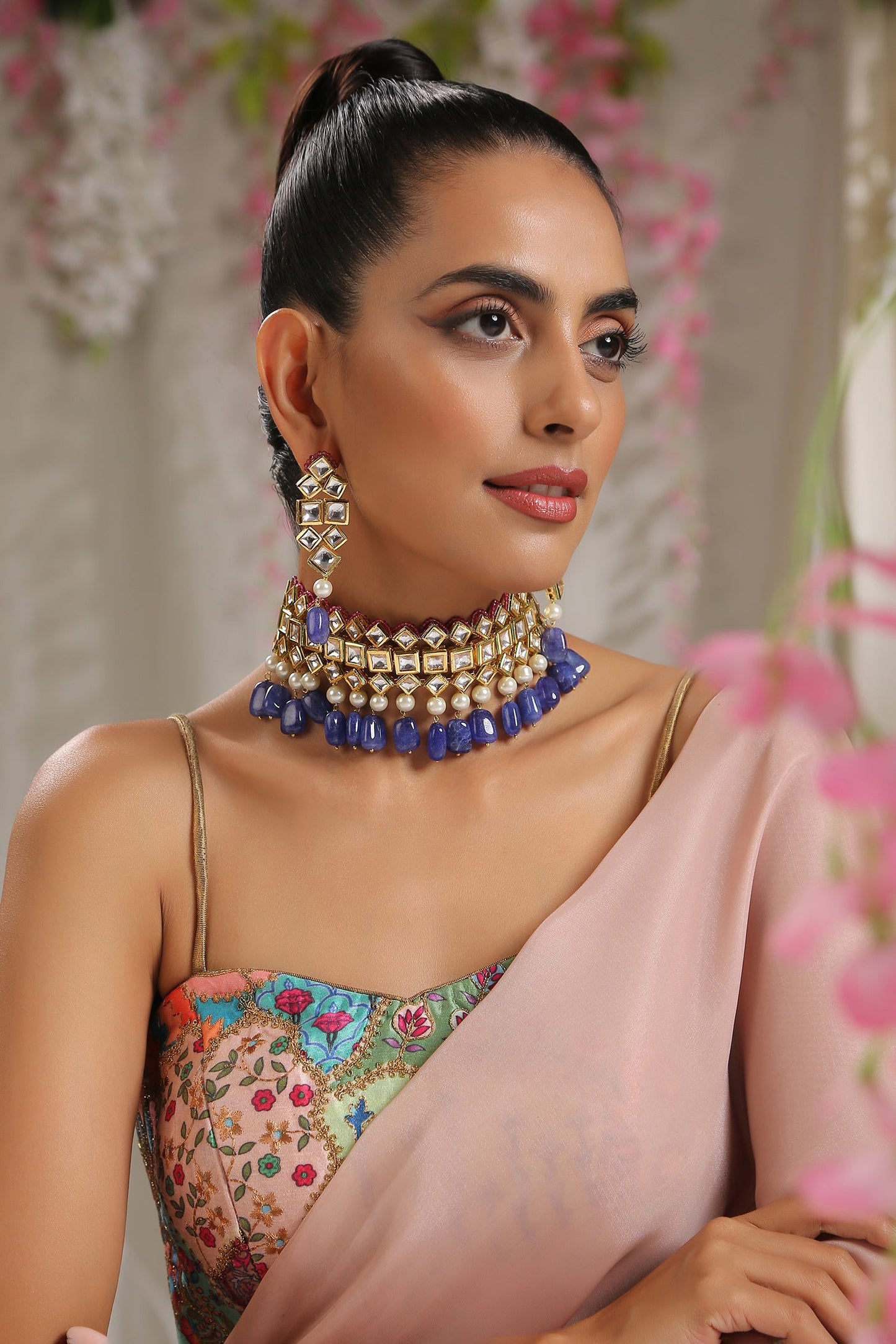 Kundan Embellished Choker Set 