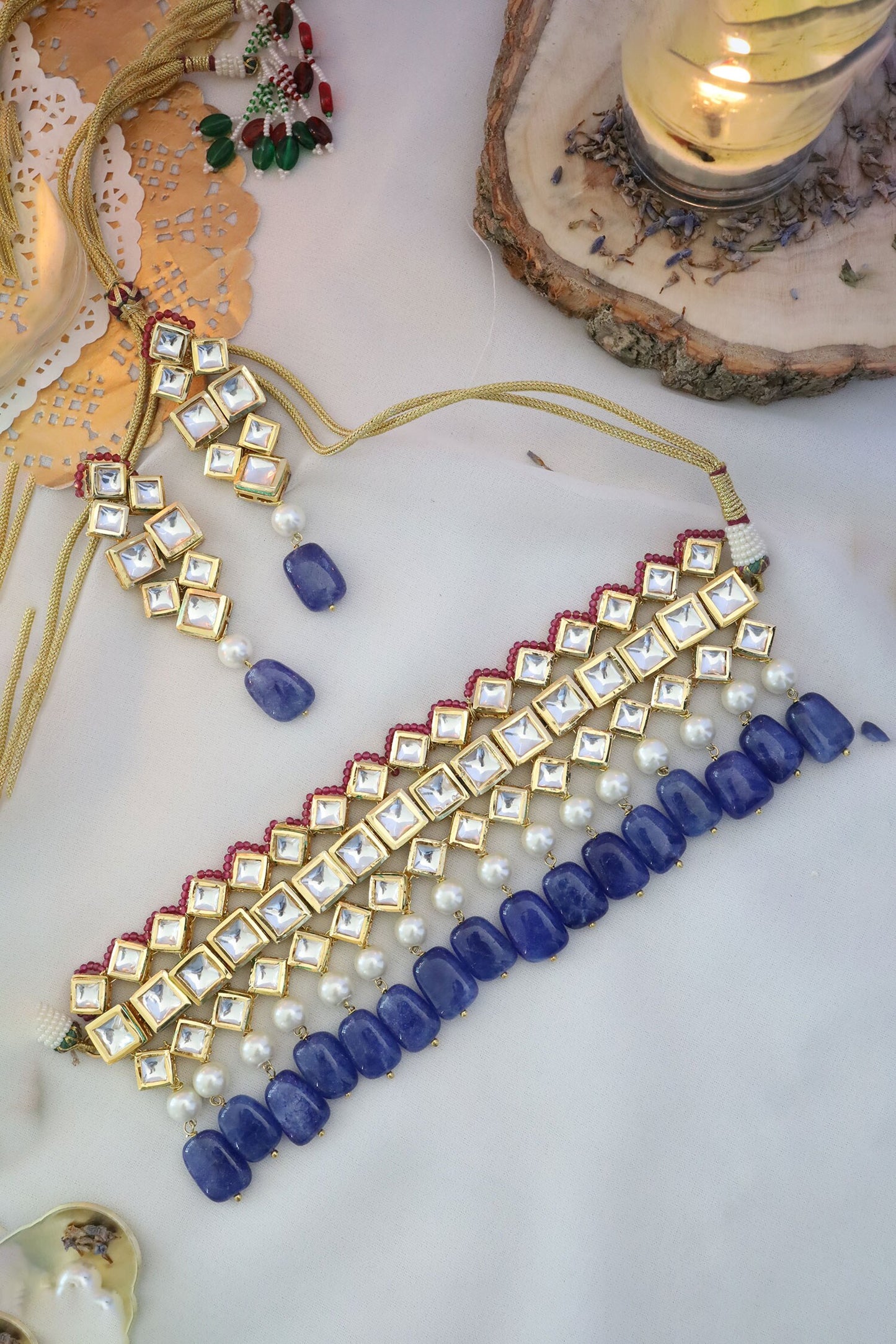 Kundan Embellished Choker Set 