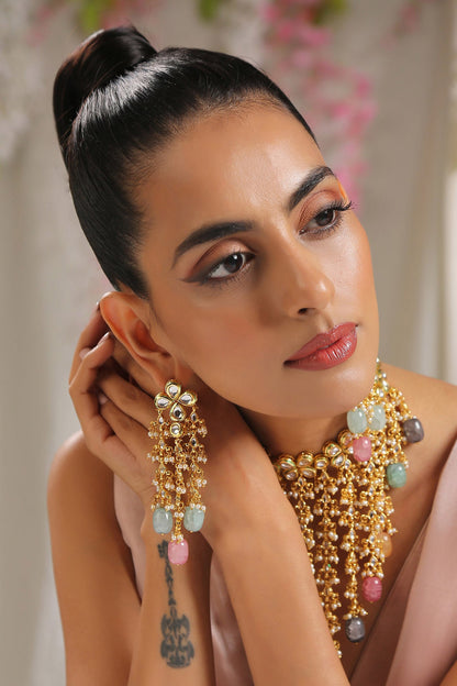 Kundan Embellished Choker Set 