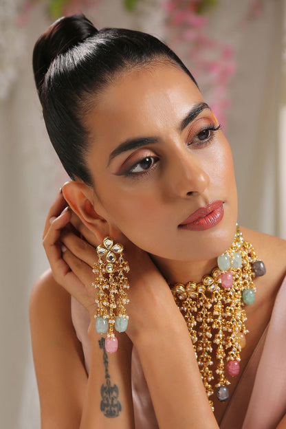Kundan Embellished Choker Set 