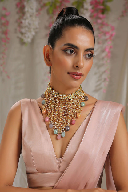 Kundan Embellished Choker Set 