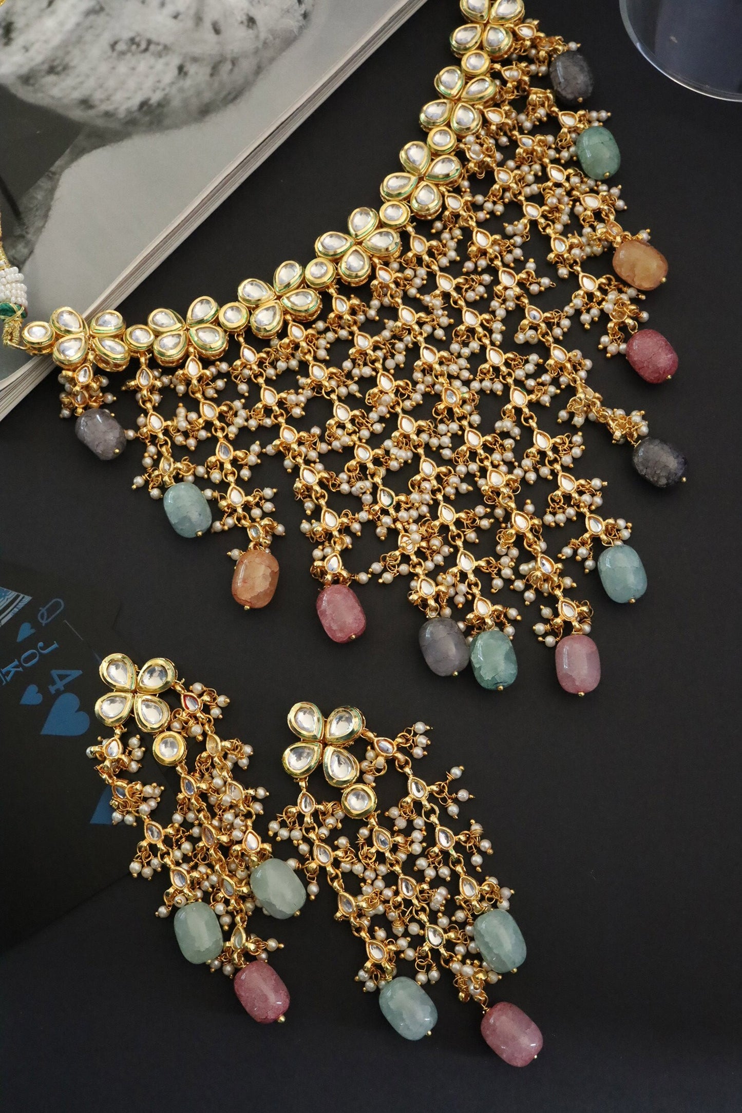 Kundan Embellished Choker Set 