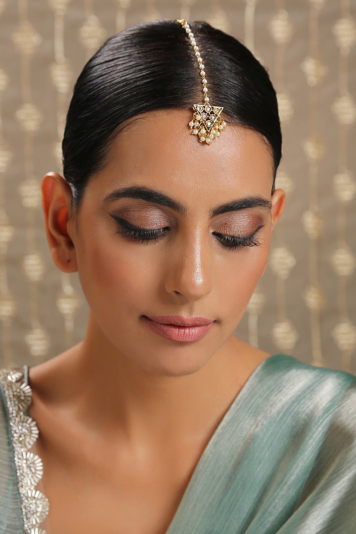 Polki Embellished Maangtikka 