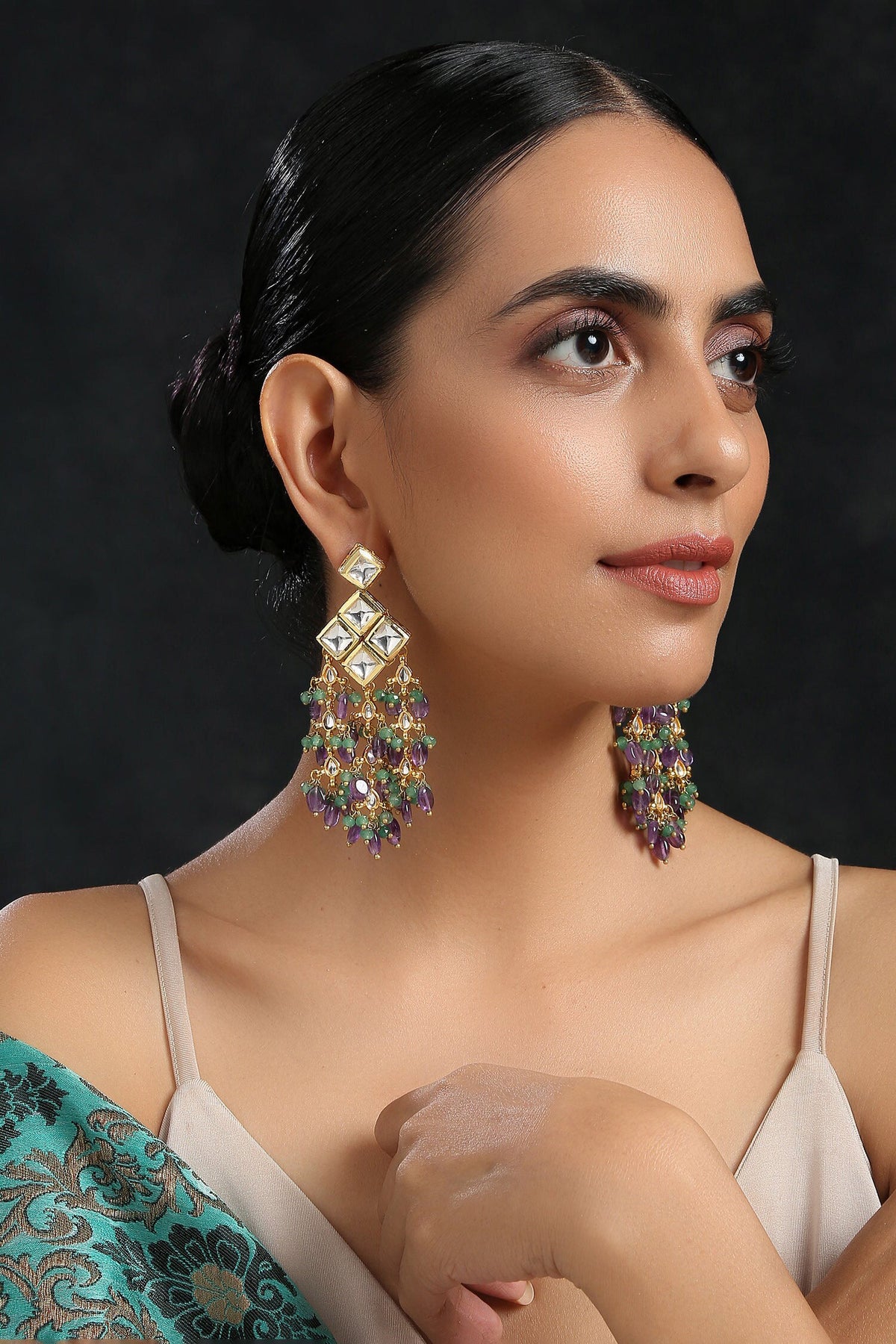 Kundan Studded Earrings 
