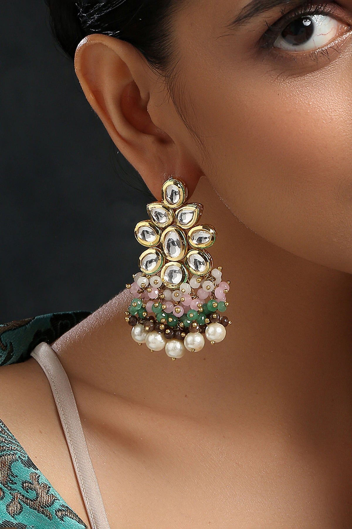 Kundan Embellished Earrings 
