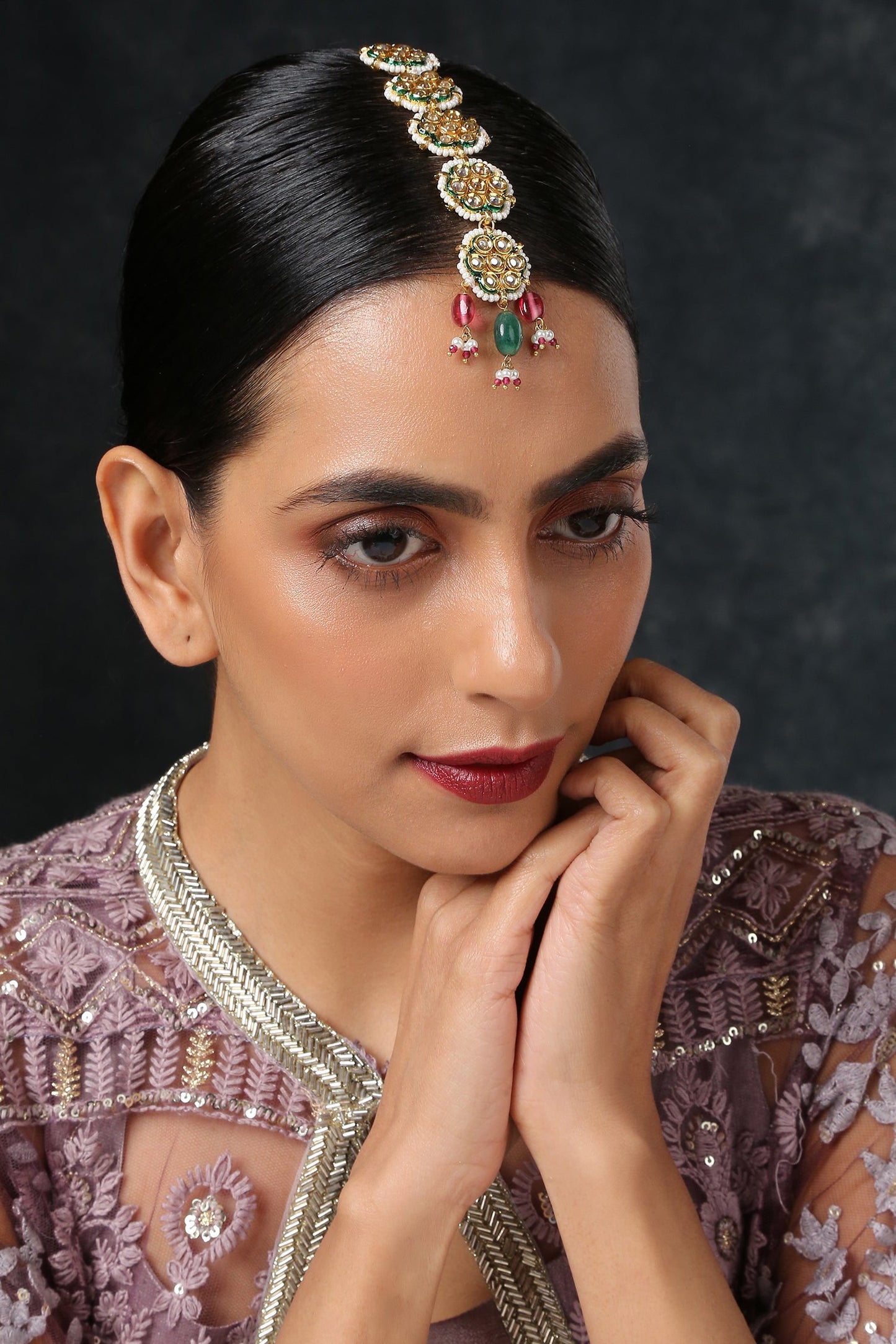Kundan Studded Maangtikka 