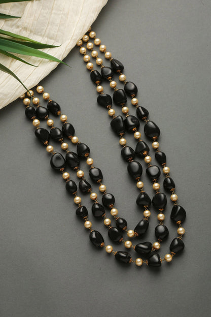 Layered Stone Necklace 
