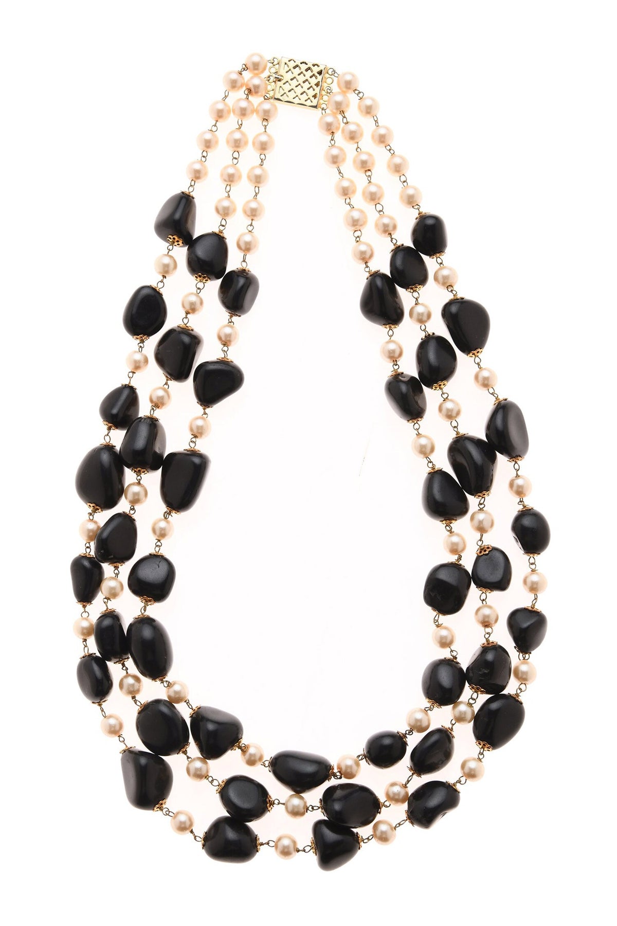 Layered Stone Necklace 