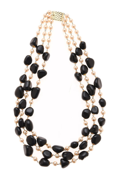Layered Stone Necklace 