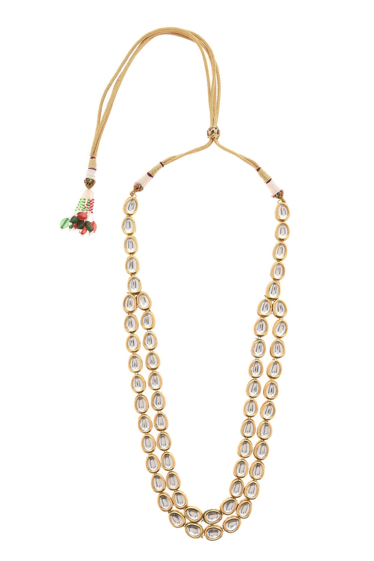 Kundan Embellished Layered Necklace Set 