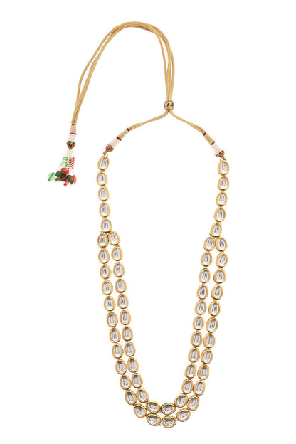 Kundan Embellished Layered Necklace Set 