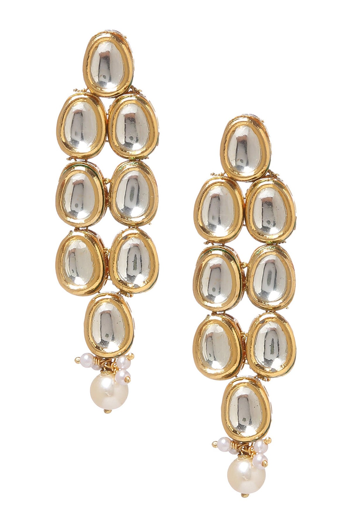 Kundan Embellished Layered Necklace Set 