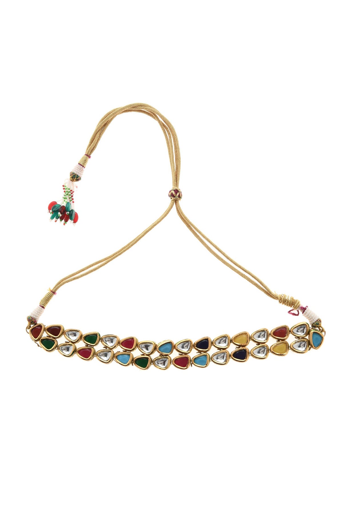Navrattan Kundan Choker Necklace 
