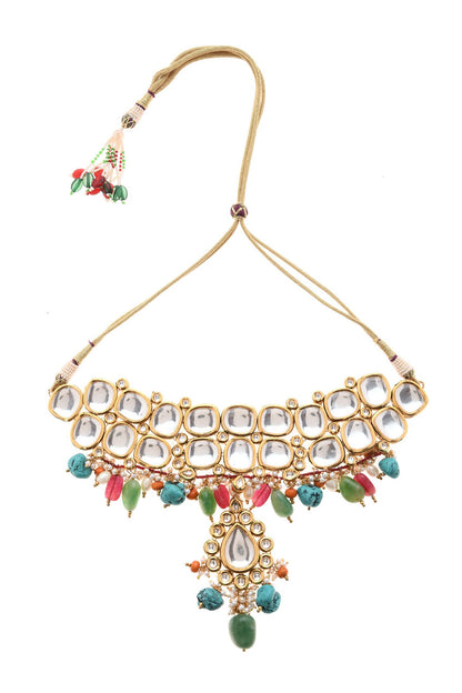 Aradhna Polki Necklace Set 