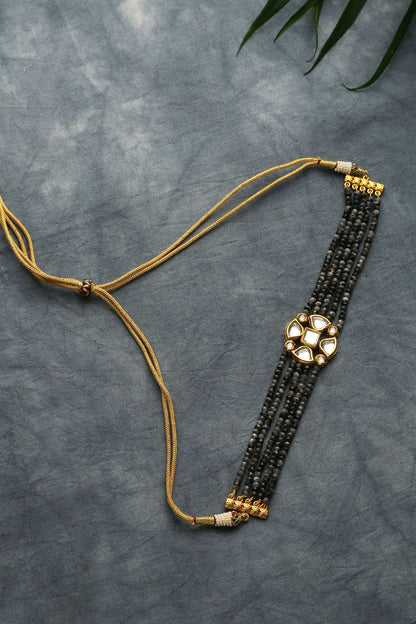 Floral Carved Centre Choker 