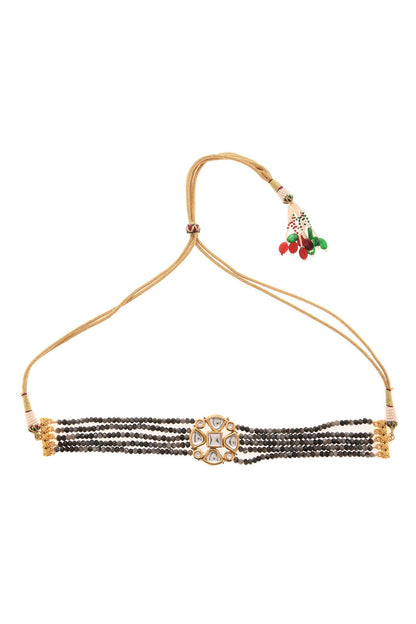 Floral Carved Centre Choker 