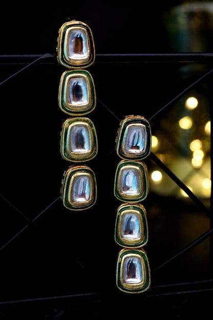 Kundan Work Earrings 