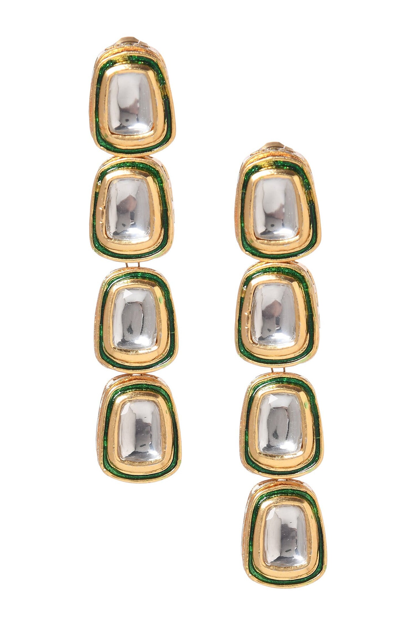 Kundan Work Earrings 