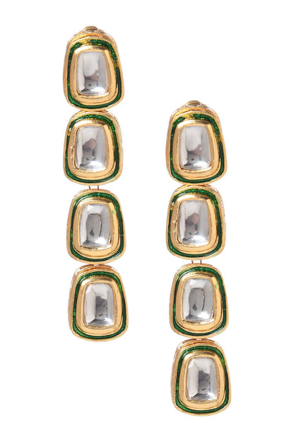 Kundan Work Earrings 
