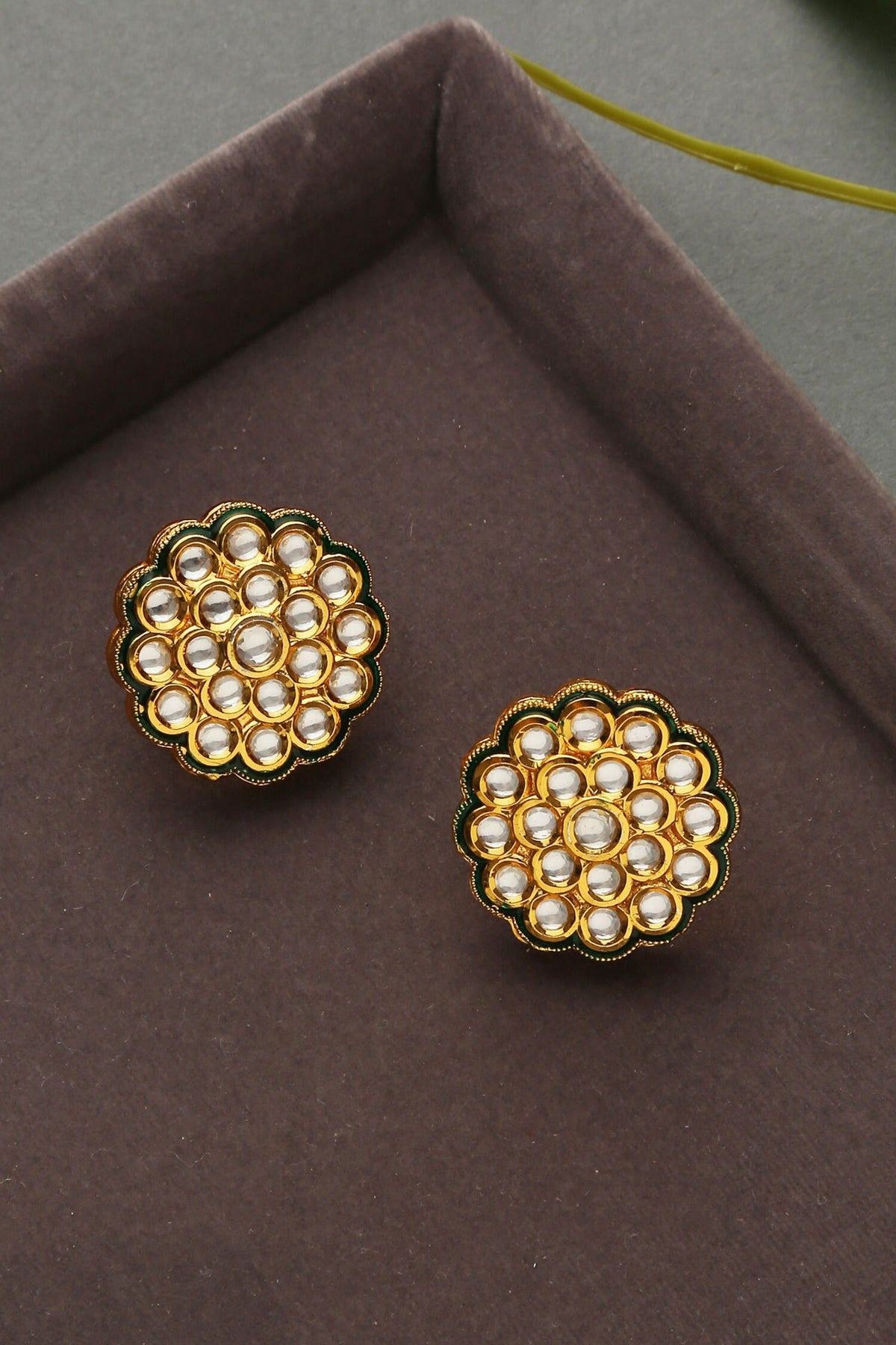 Floret Carved Studs 