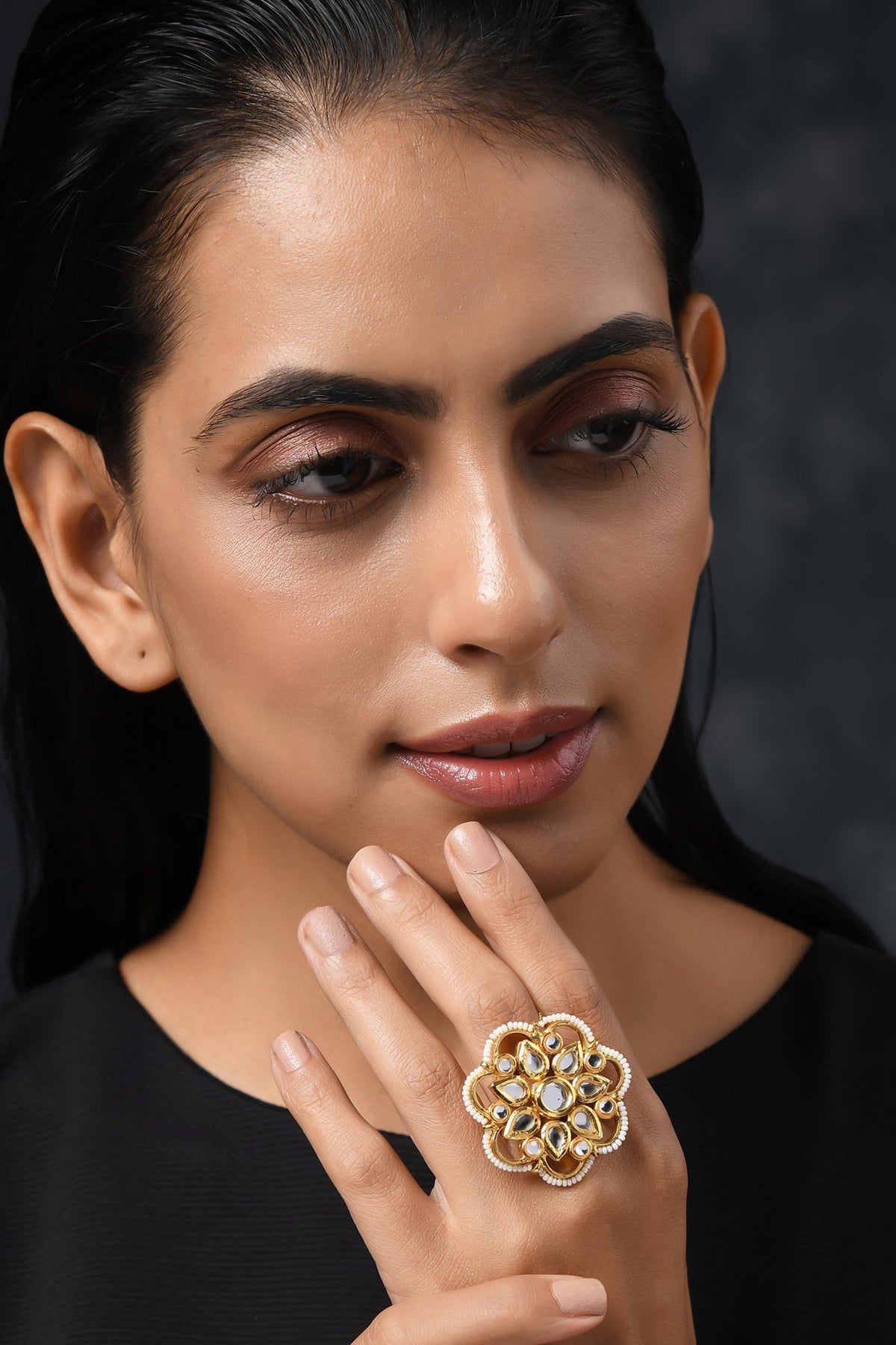 Floral Carved Ring 