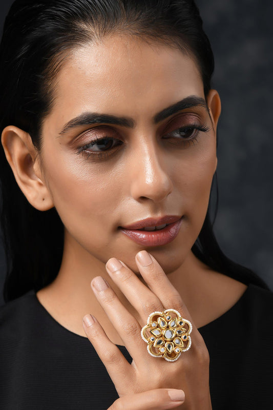 Floral Carved Ring 