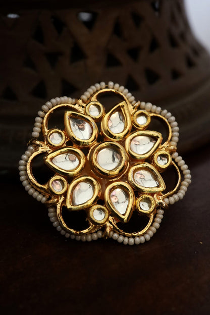 Floral Carved Ring 