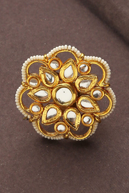 Floral Carved Ring 