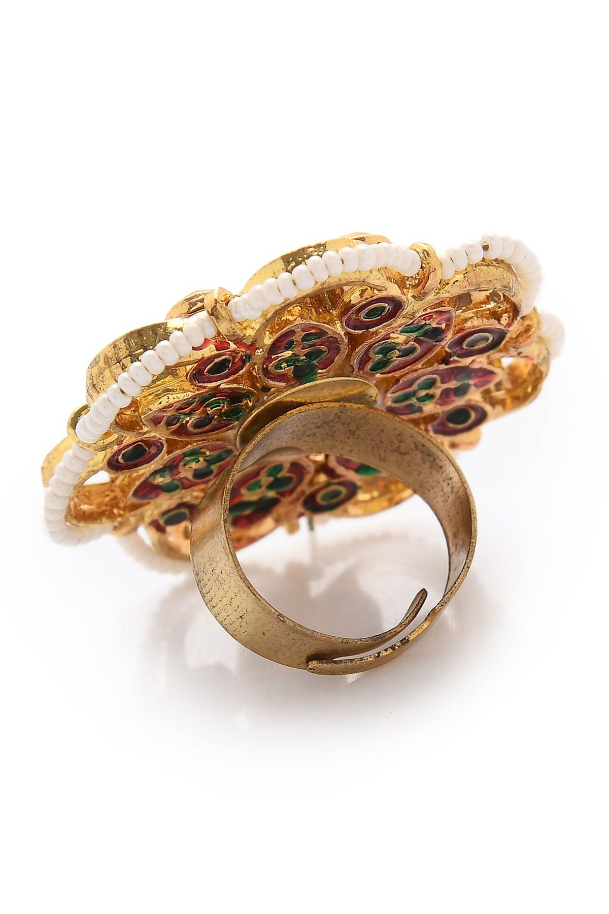 Floral Carved Ring 