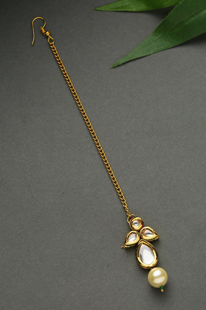 Kundan Embellished Maangtikka 