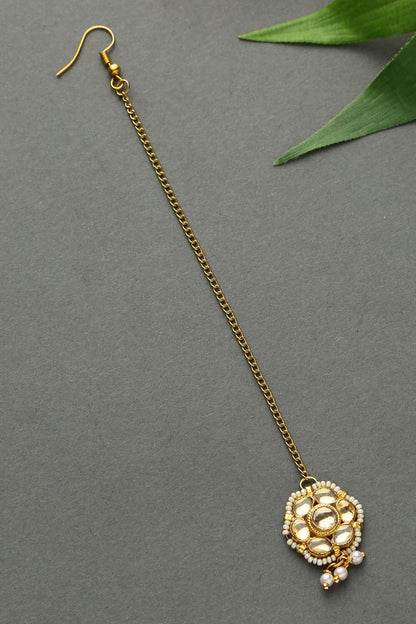 Floret Carved Maangtikka 
