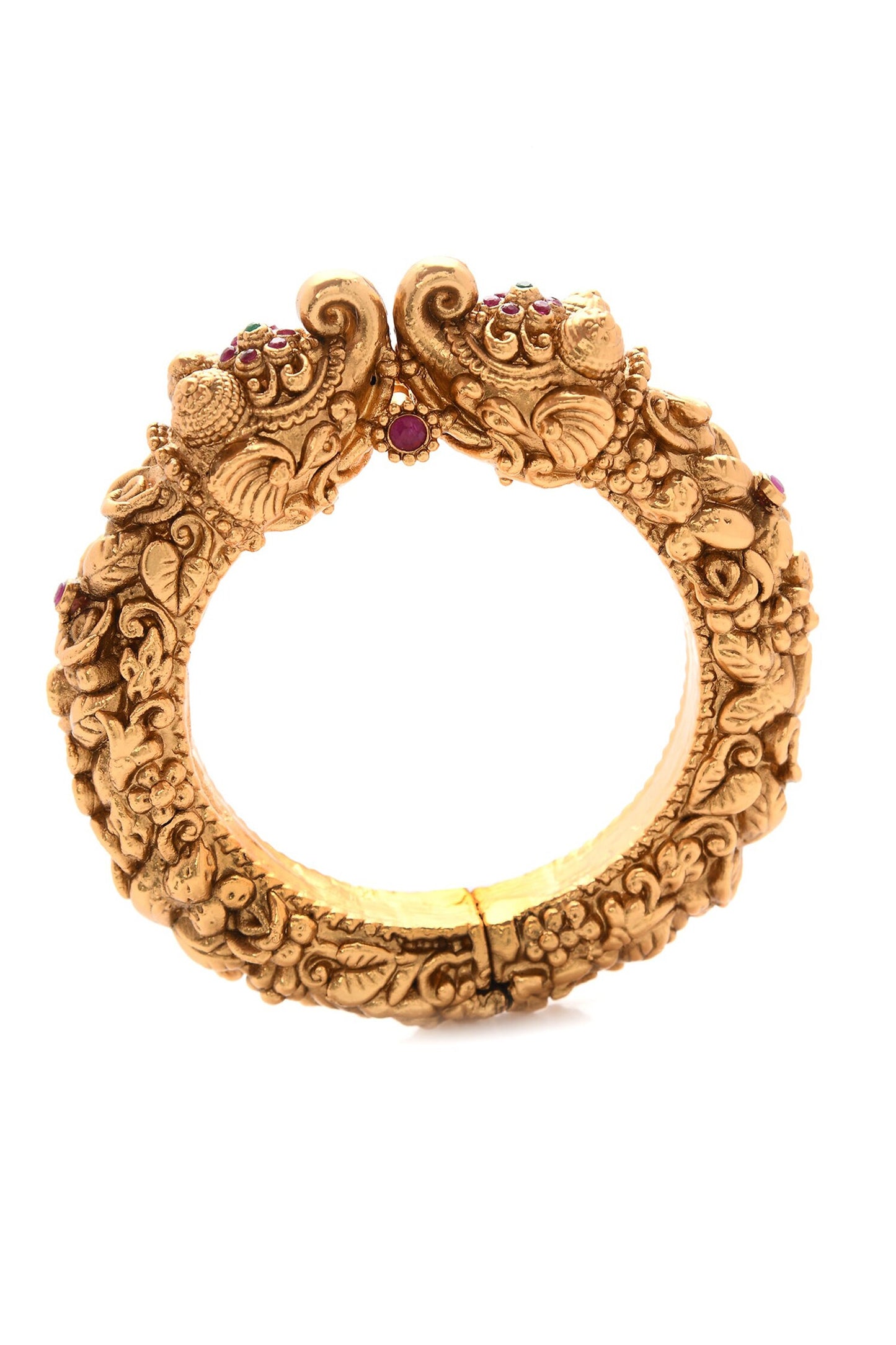 Temple Work Embossed Bangle 