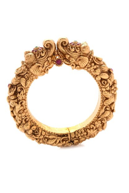 Temple Work Embossed Bangle 