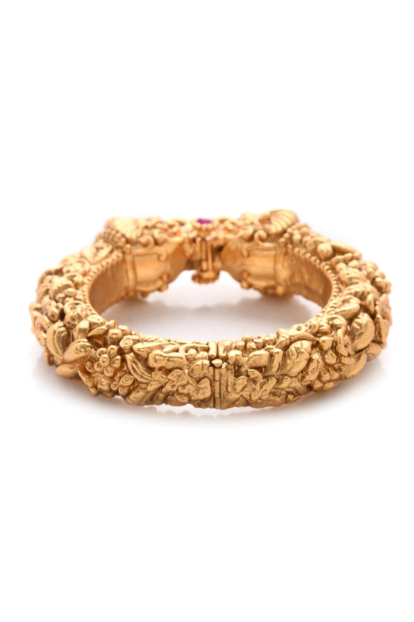 Temple Work Embossed Bangle 