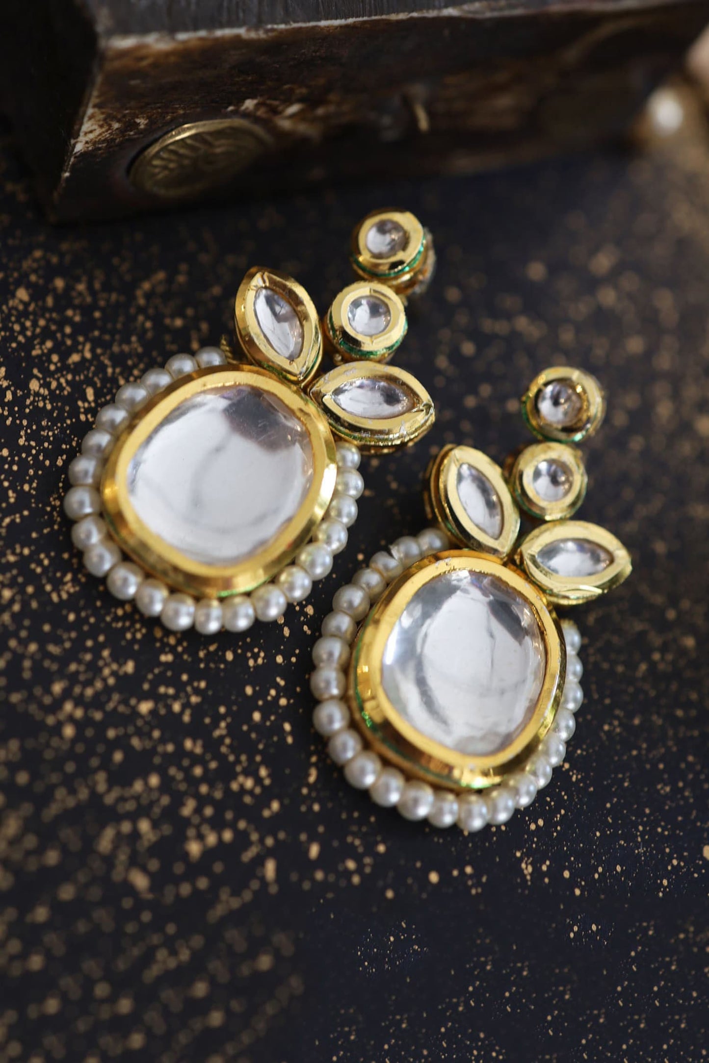 Heirloom Carved Earrings 