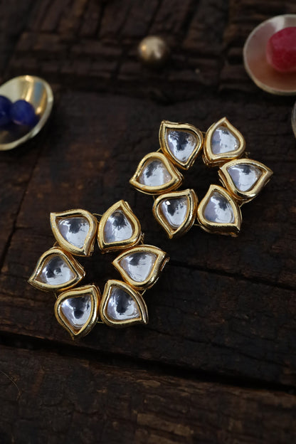 Floral Cutwork Studs 