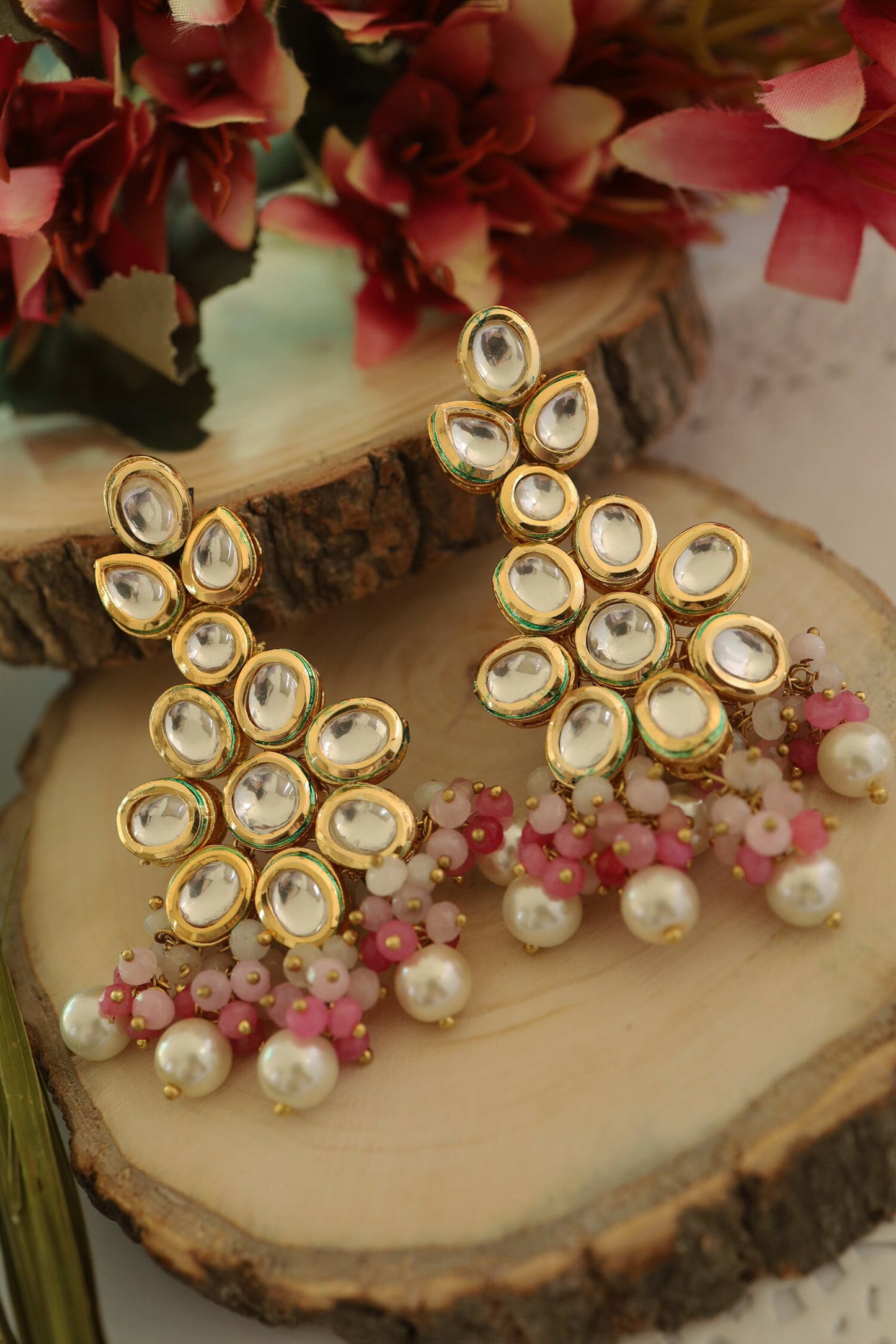 Pragati Floral Earrings 