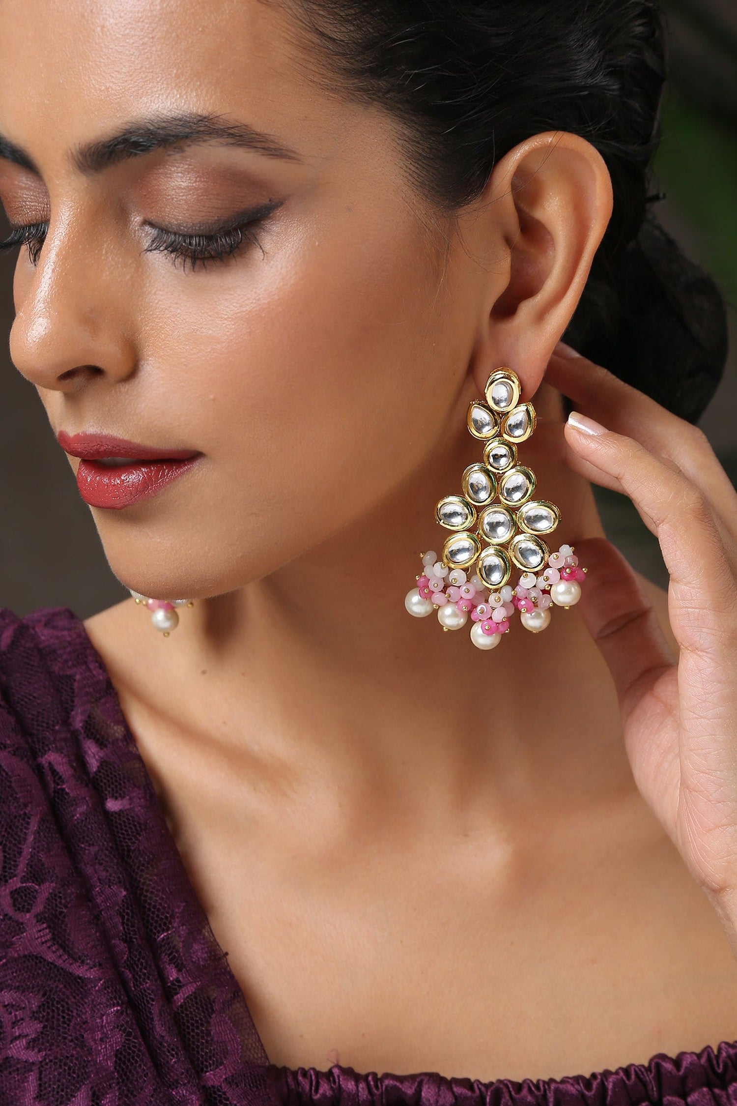 Pragati Floral Earrings 