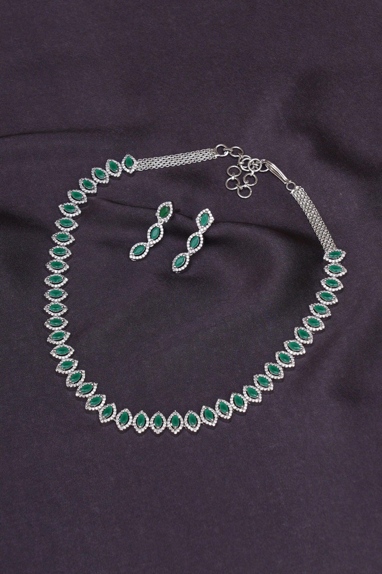 Stone Studded Necklace Set 