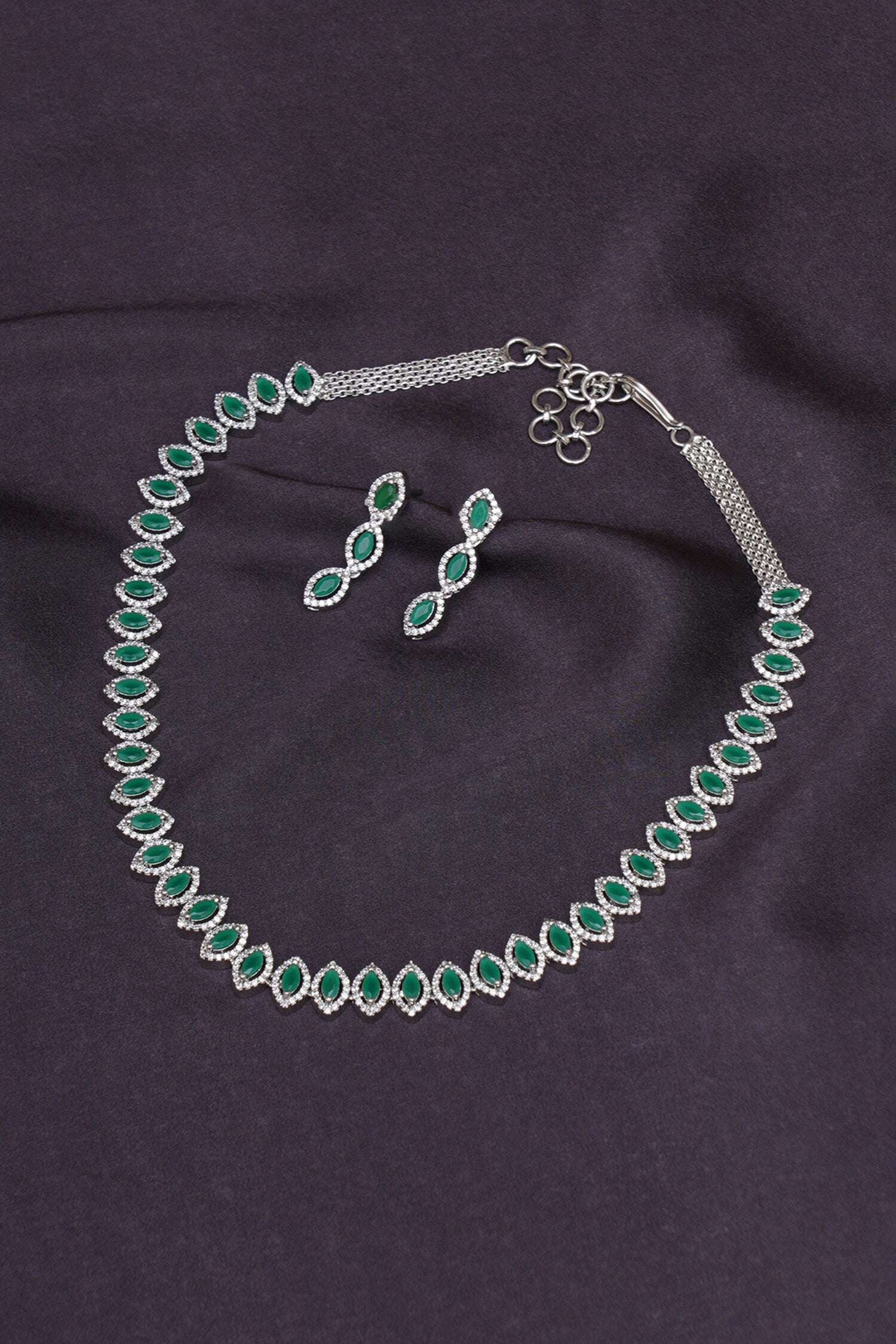 Stone Studded Necklace Set 